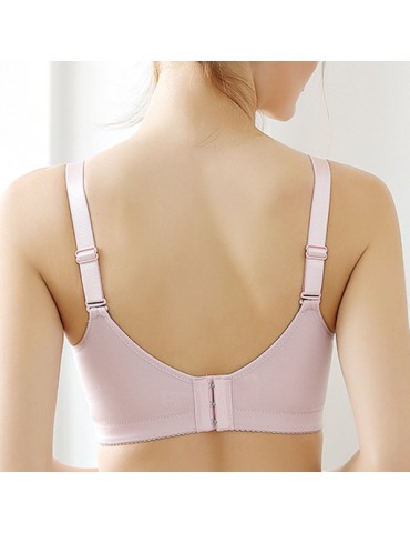 Push Up Lace-trim Side Support Wireless Adjustable Bras