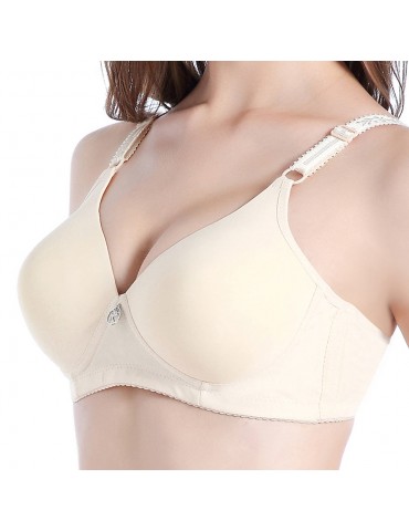 Wireless Seamless Adjustable Smoothly Gather Busty Bras
