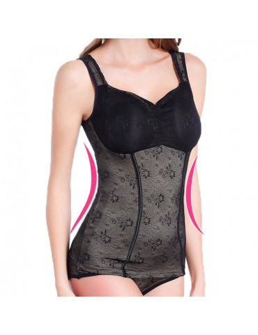 Modal Longline Body Shaper Waist Tummy Control Shapewear Camisole Breathable Bras