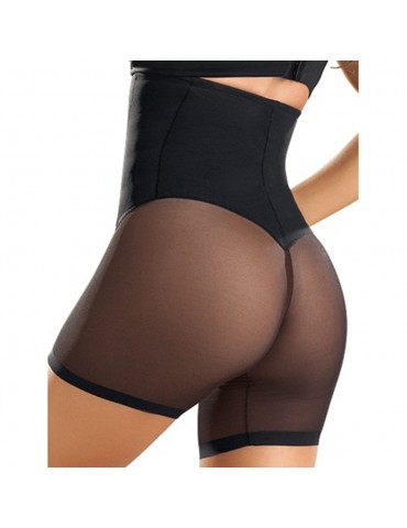 Plus Size Hip Lifting Mesh High Waist Belly Control Shapewear
