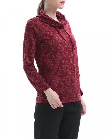 Casual Printed Turtleneck Long Sleeve Sweatshirts For Women