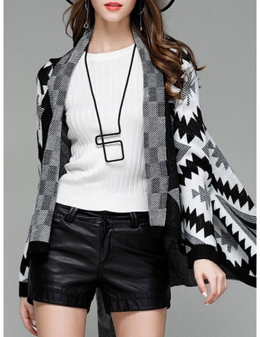 Casual Loose Turn-Down Collar Women Cardigans